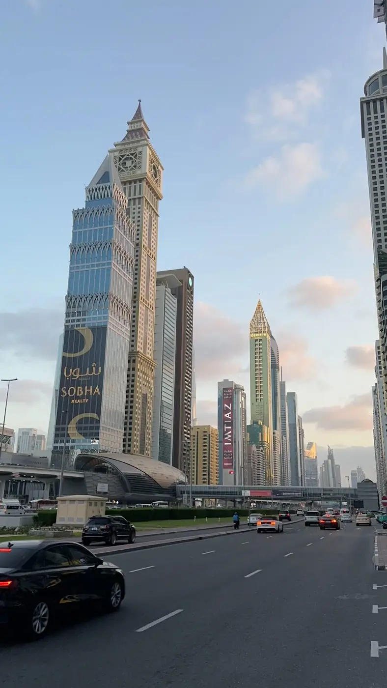 The towers of Sheikh Zayed Road near Trade Centre